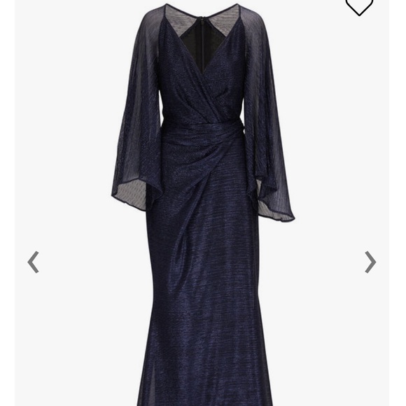 Talbot Runhof Dresses & Skirts - Talbot Runhof Navy Evening Gown, Size 10